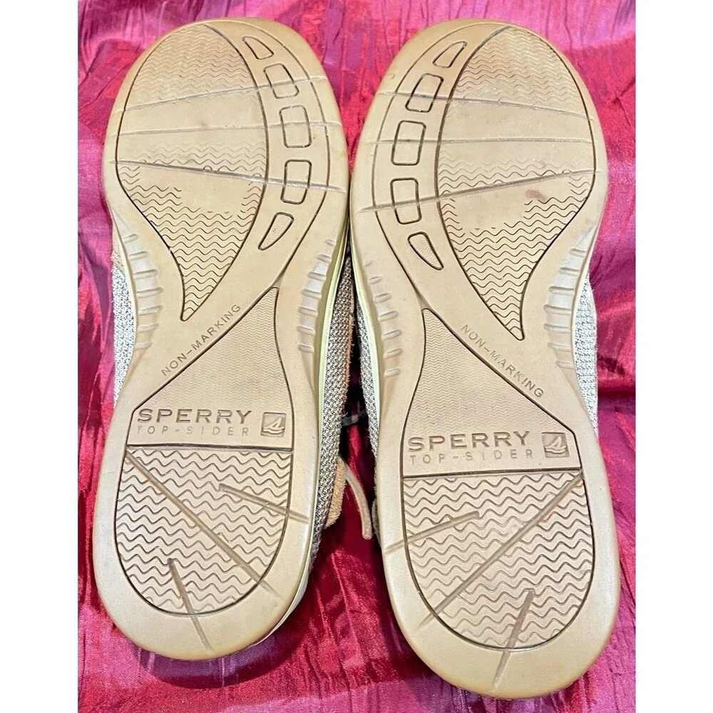 Mens Sperry Top Sider Tan Leather 